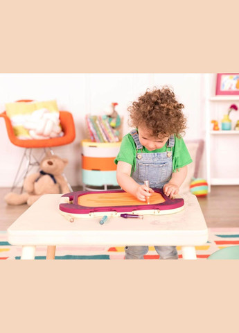 Творческая портативная двухсторонняя доска для рисования водой B. toys - Water Doodle Drawing Board Battat (338425542)