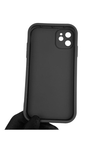 Чехол силиконовый Soft Touch с 3D принтом Майнкрафт для iPhone 11 черный (Полная защита камеры) Apple (373425160)