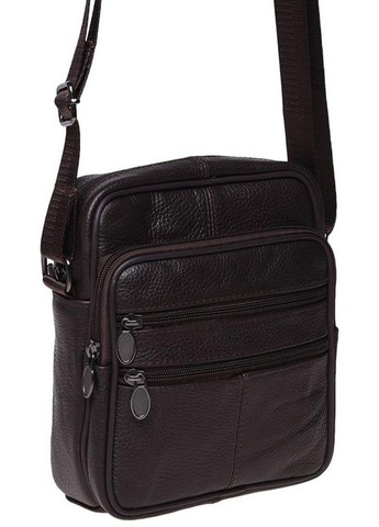 Сумка планшет через плечо мужская из натуральной кожи маленькая Коричневый 36911 Borsa Leather (353689926)