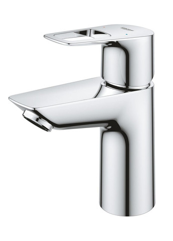 Одноважільний змішувач для раковини S-Size BauLoop New з нажимним донним клапаном (23878001) Grohe (369933546)