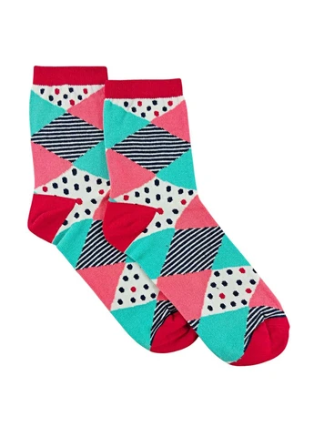 Комбинированные носки женские классические премиум ps Premier Socks геометрические (390080378)