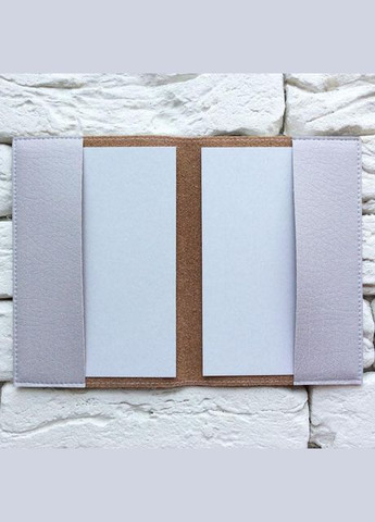 Обкладинка для паспорта Take me anywhere (сірий) No Brand (301083518)