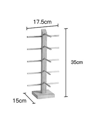 Органайзер для очков из дерева Батуми 5 капучино (ОЧК-500209) No Brand (328080549)