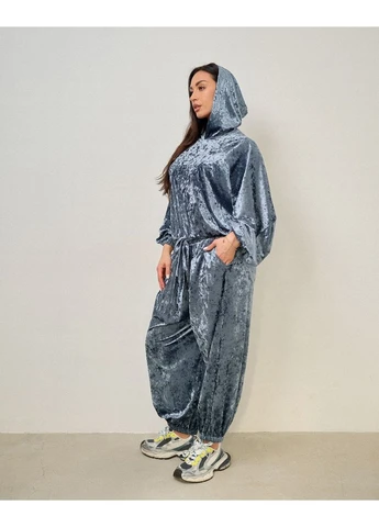 Жіночий костюм оверсайз велюровий Dress Code (393131020)