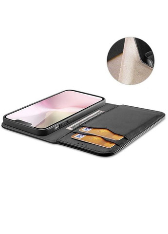 Чохол книжка Hivo для Apple iPhone 16e (6.1") Чорний Dux Ducis (372163182)