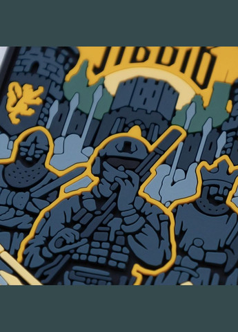 ПВХ Патч (шеврон) "Львів", Navy Blue Vik-Tailor (355245657)