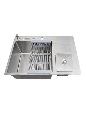 Кухонная мойка из нержавеющей стали со встроенной помойкой NSM-7047 Nett (336932932)