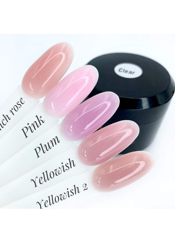 Рожевий гель для нарощування нігтів Pink 30 мл Milano Гель однофазний (361849834)