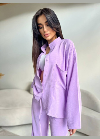 Женский костюм-двойка цвет фиолетовый р.42/44 454369 New Trend (290111703)