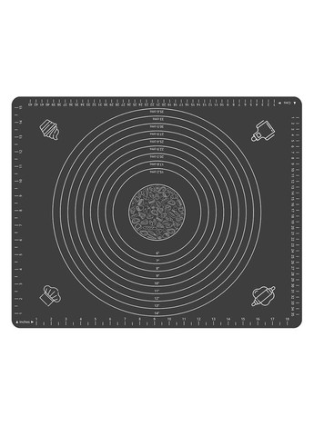 Коврик для раскатывания теста 40х50 см силикон Okyanus Коврик для раскатывания теста 40х50 см силикон (315050292)