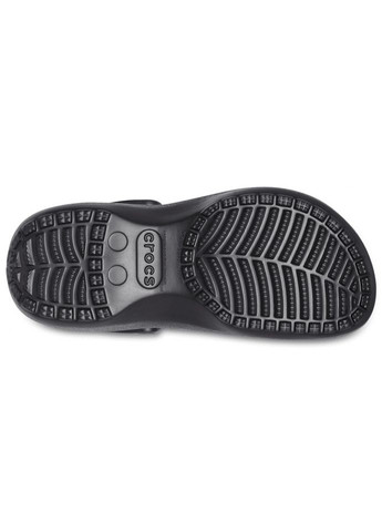Черные женские кроксы classic platform clog w5-35-22.5 см black 206750 Crocs