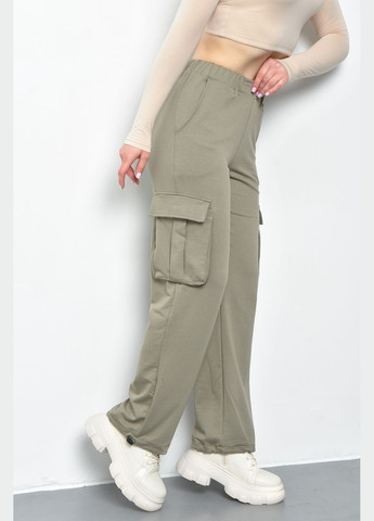 Спортивные штаны женские цвета хаки Let's Shop (285692132)