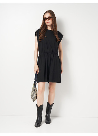Черное кэжуал платье Esmara однотонное