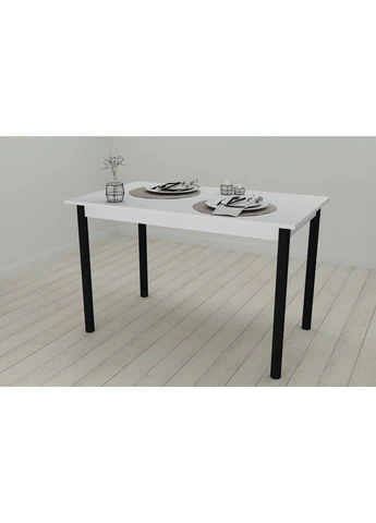 Стол кухонный Бенита 75x120x70 Черный ДСП Белое 16мм (FRD-106281) Ferrum-decor (398832623)