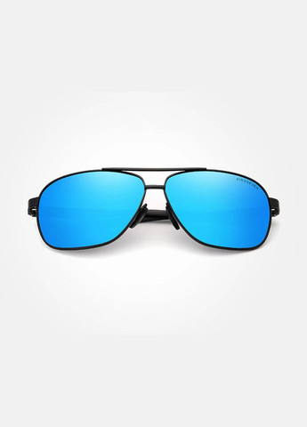 Мужские поляризационные солнцезащитные очки N7188 Black Blue KINGSEVEN (303401589)