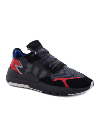 Чорні Осінні кросівки чоловічі, вьетнам adidas Nite Jogger