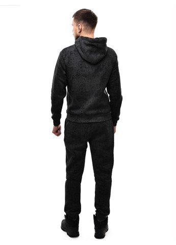 Темно-серый зимний костюм спортивный мужской No Brand