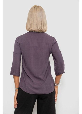 Серая блуза однотонная,, 230r97-2 Ager