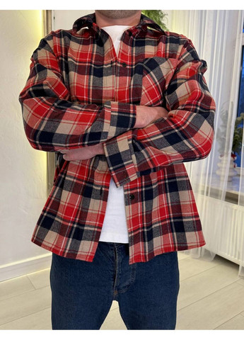 Красная рубашка однотонная Vione