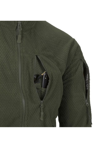 Флісова кофта Helikon Alpha Tactical, Olive Green, S Helikon-Tex (369488388)