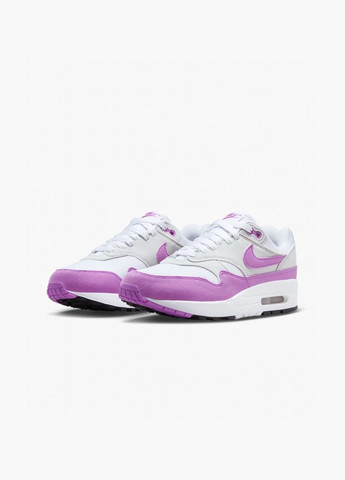 Кроссовки женские Air Max 1 WomenS Shoes White/Pink DZ2628-001 Nike белые (333651689)
