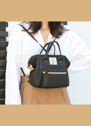 Жіночий мінішпакет-трансформер, сумка-рюкзак маленький прогулянковий Чорний No Brand (334729858)