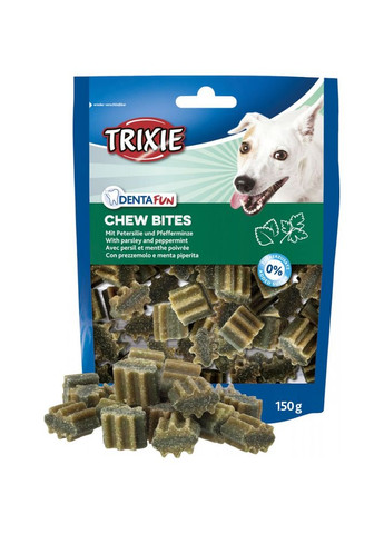 Ласощі Denta Fun Chew Bites для собак шматочки з петрушкою та м ятою 150 г Trixie (355252896)