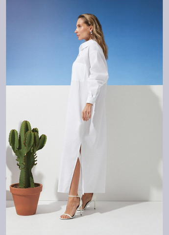 Білий повсякденний сукня ST-Seventeen однотонна