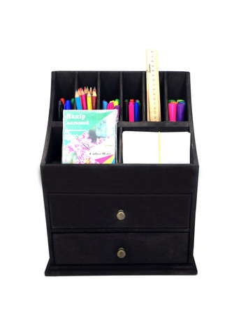 Органайзер настільний з дерева Кресмонт венге (КНЦ-006112) No Brand (328227555)