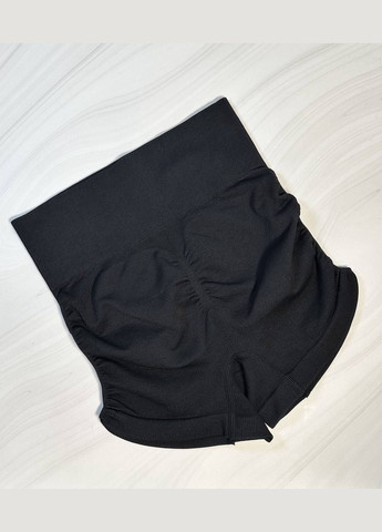 Жіночі спортивні шорти в рубчик, з пуш-ап ефектом No Brand (348334838)