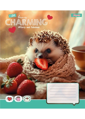 Тетрадь уч. "1В" 18л.== /768186/ "Charming" (25/400) 1 Вересня (392424201)