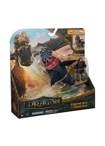 «Как укротить дракона»: набор из дракона Громила Гронкла и всадника Рыбонига Dragons (335862102)