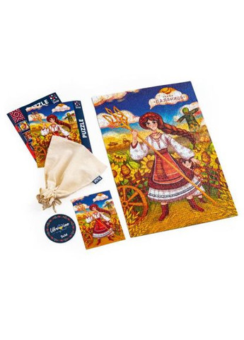 Пазл (DT500-08) De.tail Україночка з тризубом 500 елементів (366160813)