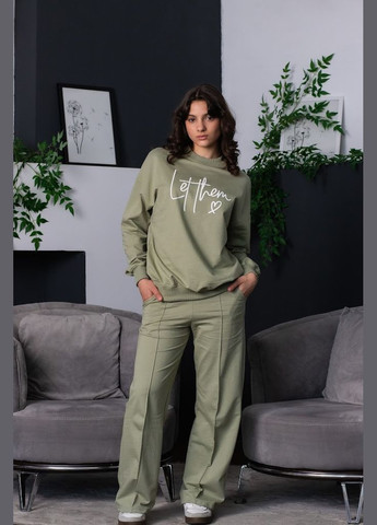 Зеленый демисезонный костюм для девочки (подростковый) hc (h001-6444-057-33) Be in fashion