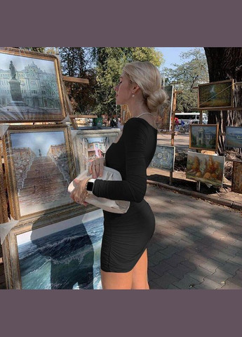 Чорна коктейльна, повсякденний, кежуал, джинсова, вечірня сукня жіноча Україна однотонна