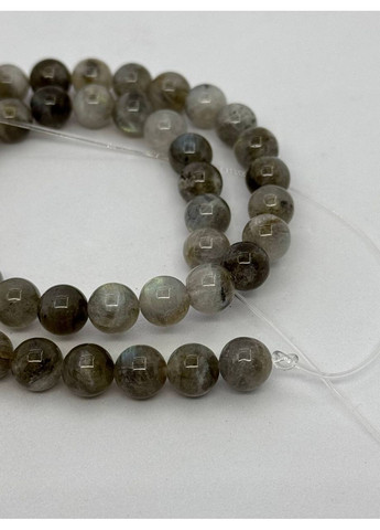Лабрадорит на нити без застежки 8 мм 40 см Серый No Brand (350633850)