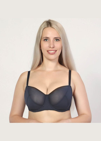 Синий бюстгальтер на косточках с мягкой чашкой Elita с косточками