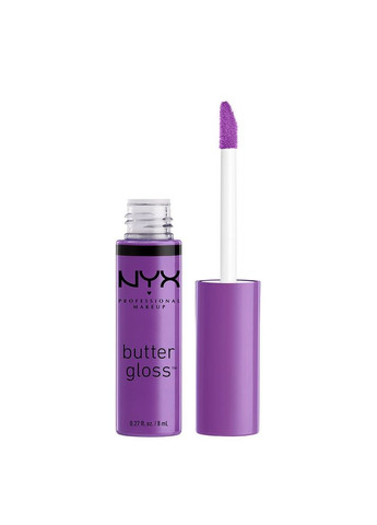 Блиск для губ Butter Gloss (8 мл) SUGAR PLUM (BLG29) NYX Professional Makeup (279364164)