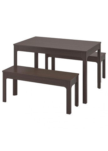 Стіл і 2 лави ІКЕА EKEDALEN / EKEDALEN 120/180 см (s49482771) IKEA (278406240)