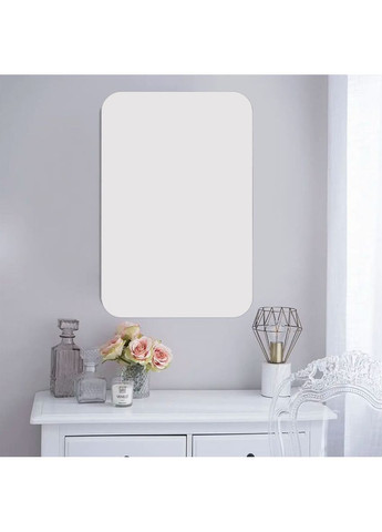 Зеркало акриловое самоклеящееся 270х420х2мм для интерьера декоративное зеркало легкое и безопасное Sticker Wall (372803482)