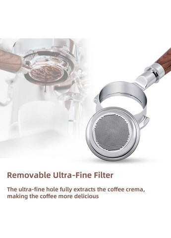 Холдер Ø 58 mm бездонний Портафільтр Professional Filter Holder Beech (R-300599-VS) No Brand (303974775)