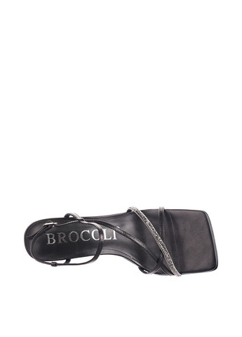 Черные босоножки Brocoli