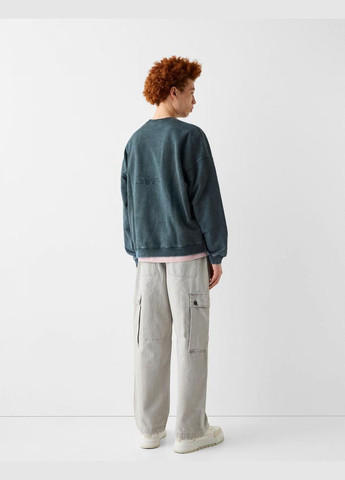 Зеленый кофта свитшот Bershka (300097552)