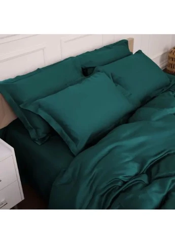 Постельное белье Tencel №07 Emerald 2x160x220 (2200009371011) Mirson Tencel 07 Emerald 2x160x220 Сімейний Євро (379100934)