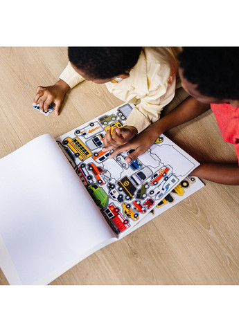 : Набір багаторазових наліпок 'Транспорт' Melissa & Doug (365876195)