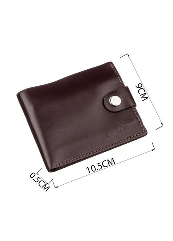 Портмоне чоловіче з монетницею шкіряне 16213 Коричнева Shvigel (331910124)