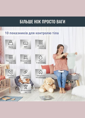 Ваги підлогові Goodvibes Life BM9600S1 Tefal (341489049)