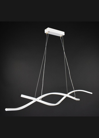 Люстра светодиодная подвесная LED светильник для квартиры на потолок лэд 27456 Белый 25-100х14х103 см. Sunnysky (364760541)