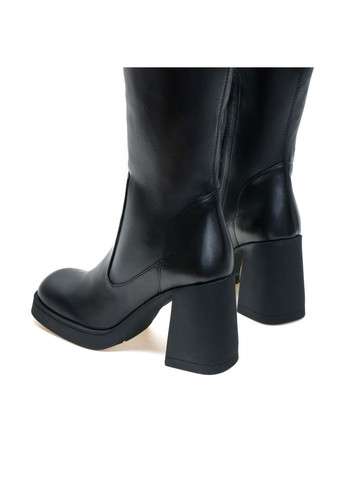 Ботфорти-панчохи 01294 Чорні Evromoda (365727453)