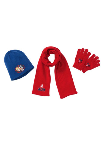 Комплект шапка + шарф і перчатки для хлопчика Fireman Sam 324276 Різнобарвний Disney (263130777)